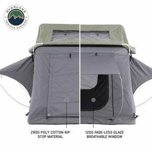 Overland Vehicle Systems HD Nomadic 4 Extended Soft Shell Roof Top Tent Windows