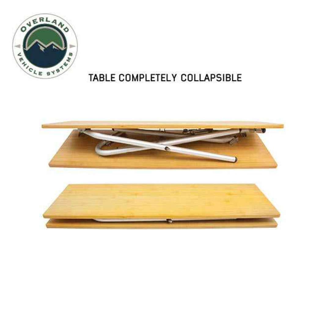 Overland Vehicle Systems Kick It Bi-Fold Camp Table collapsed