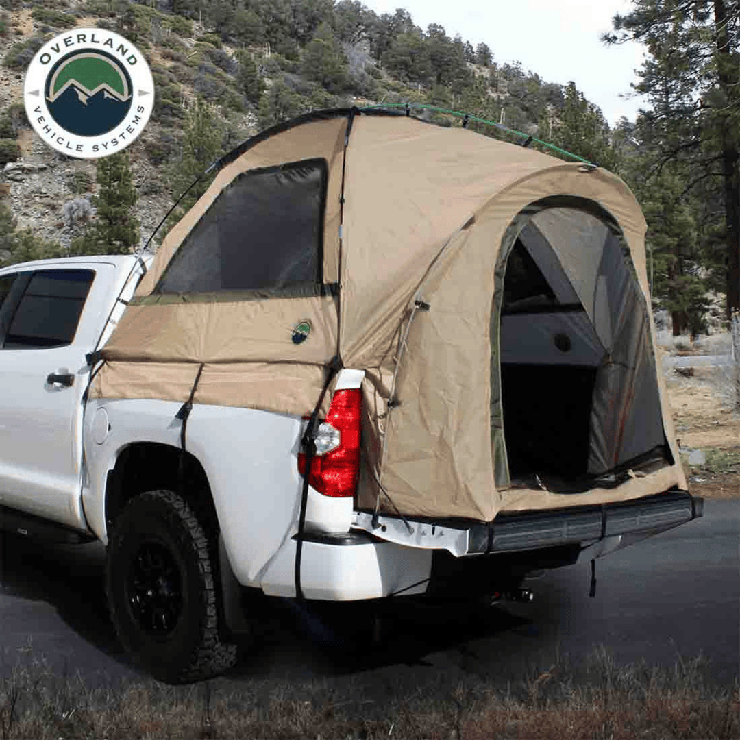 Overland Vehicle Systems LD TACT Truck Bed Tent in use