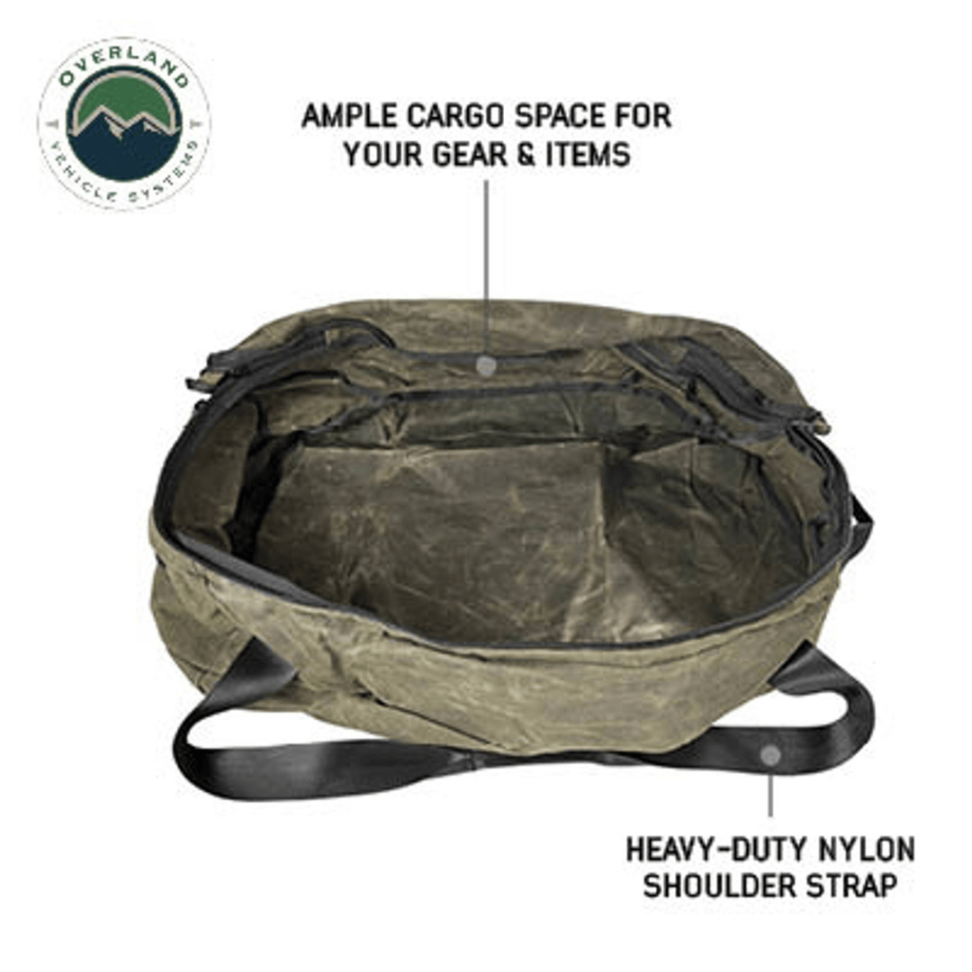 Overland Vehicle Systems Large Duffle Bag opened up