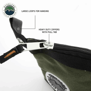 Overland Vehicle Systems Medium Waxed Canvas Storage Bag Features