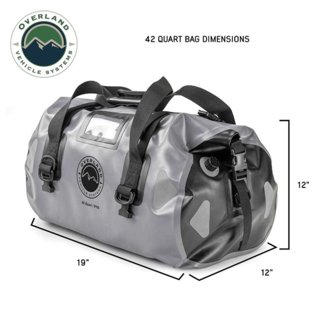 Overland Vehicle Systems Portable Dry Storage Bags - 42 Quart Dimensions