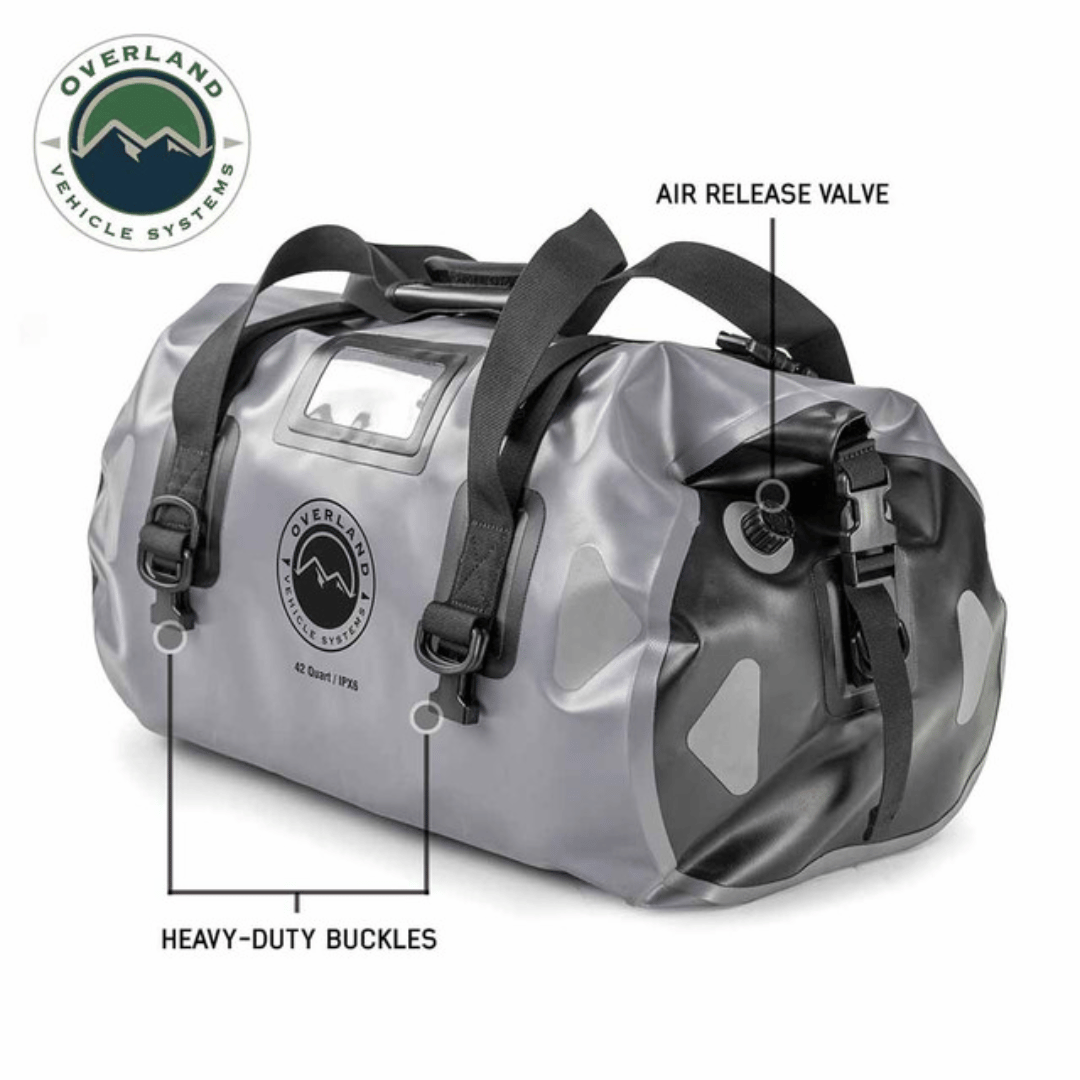 Overland Vehicle Systems Portable Dry Storage Bags Air Release Valve