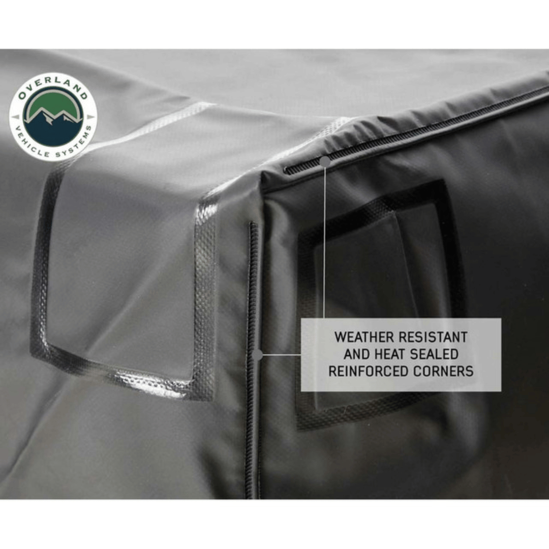 Overland Vehicle Systems Replacement Roof Top Tent Travel Cover - Weather resistant and heat sealed corners