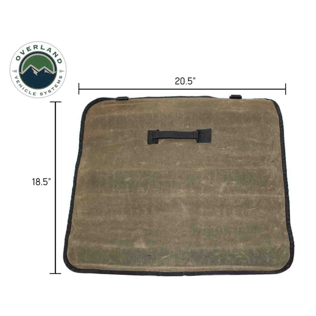 Overland Vehicle Systems Rolled Socket Organizer Storage Bag unrolled dimensions
