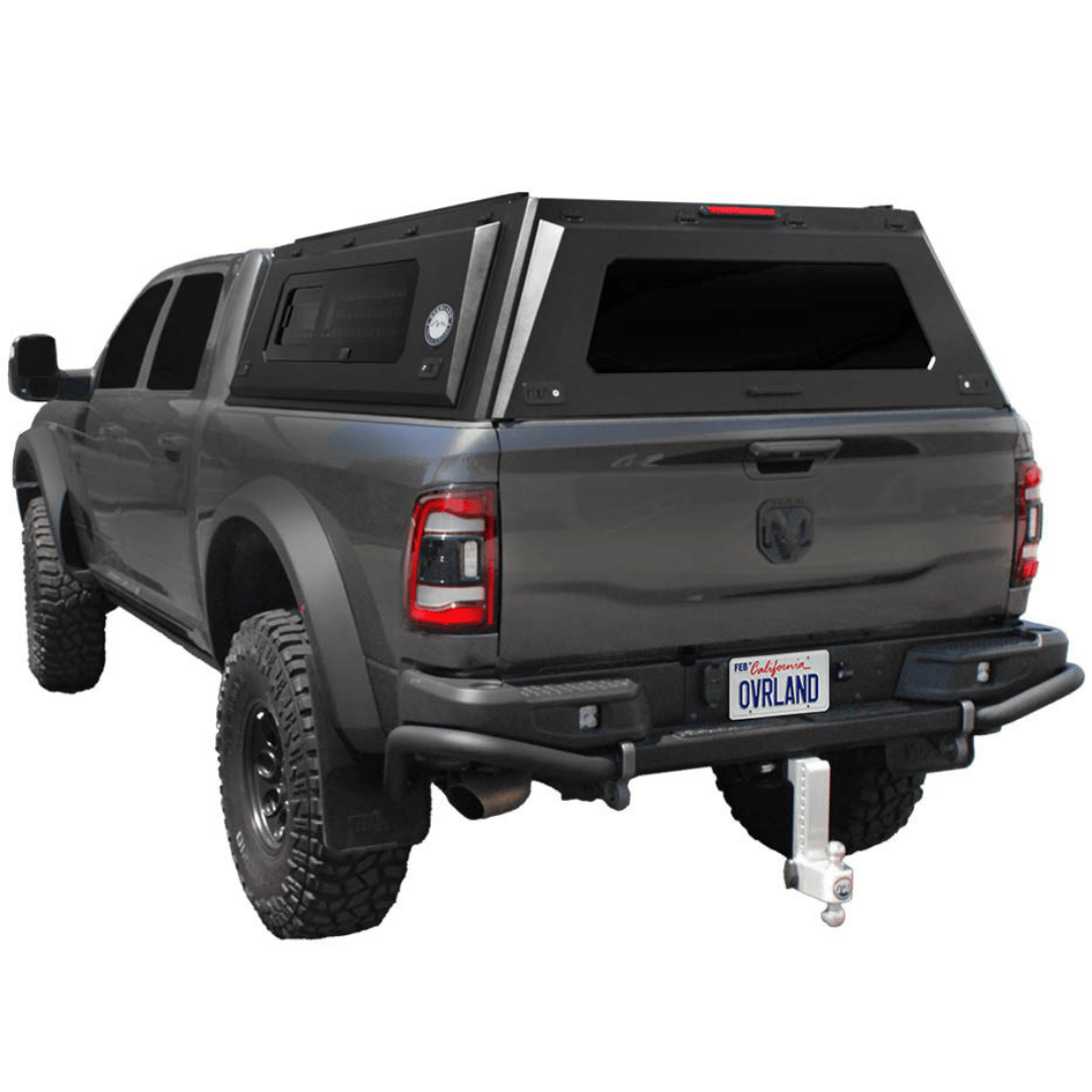 Overland Vehicle Systems Truck Cap for 2009 to 2026 Ram 2500/3500 - 6.4 ft. Bed with Sliding Window Panels