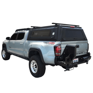 Overland Vehicle Systems Truck Cap for 2016 - 2023 Toyota Tacoma 6 ft. Bed  with Sliding Window Panels