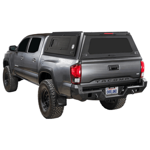 Overland Vehicle Systems Truck Cap for  2016 to 2023 Toyota Tacoma - 5 Ft. Bed with Sliding Window Panels