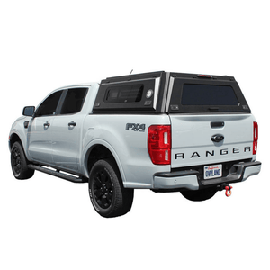 Overland Vehicle Systems Truck Cap for 2019 to 2023 Ford Ranger - 5 ft. Bed with Sliding Window Panels