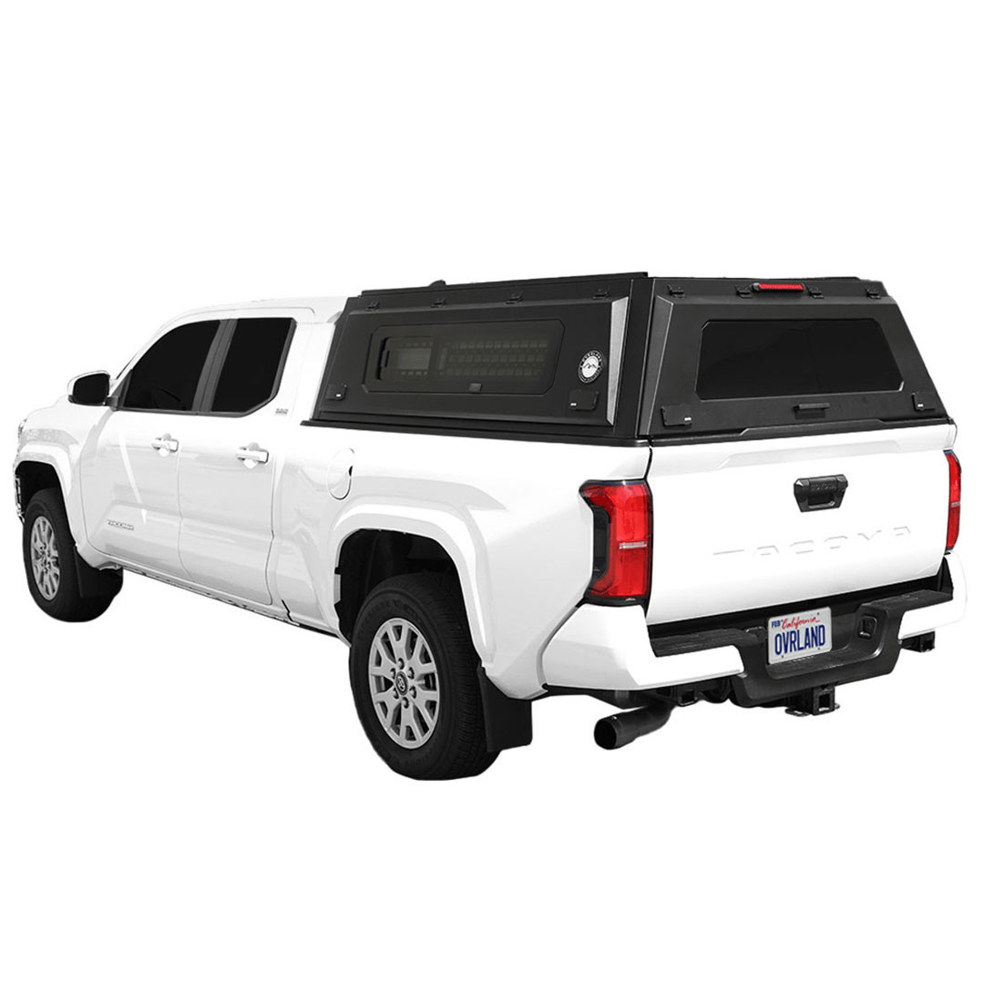 Overland Vehicle Systems Truck Cap for 2024 to 2026 Toyota Tacoma - 6 Ft. Bed with Sliding Window Panels