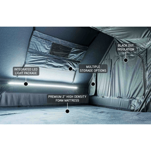 Overland Vehicle Systems XD Everest Cantilever Aluminum Hard Shell Roof Top Tent Features