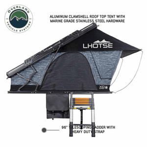 Overland Vehicle Systems XD Lhotse Clam Shell Aluminum Hard Shell Roof Top Tent - with Ladder