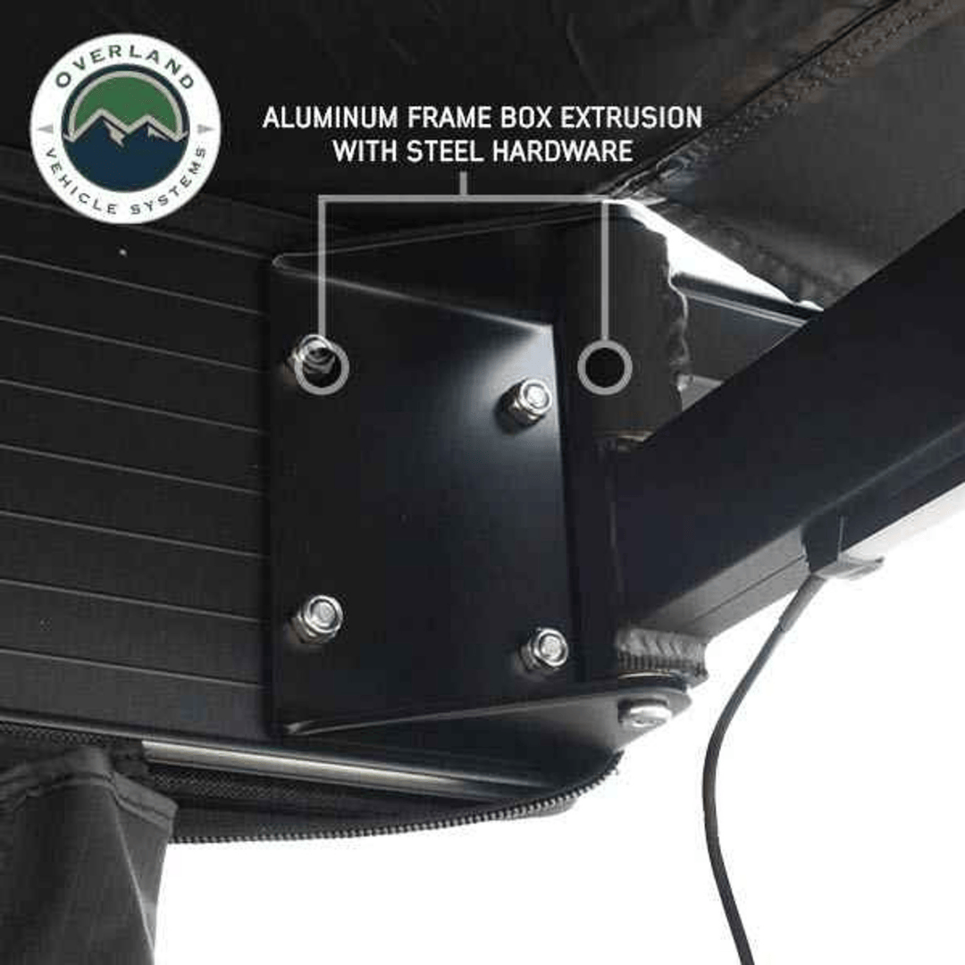 Overland Vehicle Systems XD Nomadic 180 Degree Awning aluminum frame box extrusion