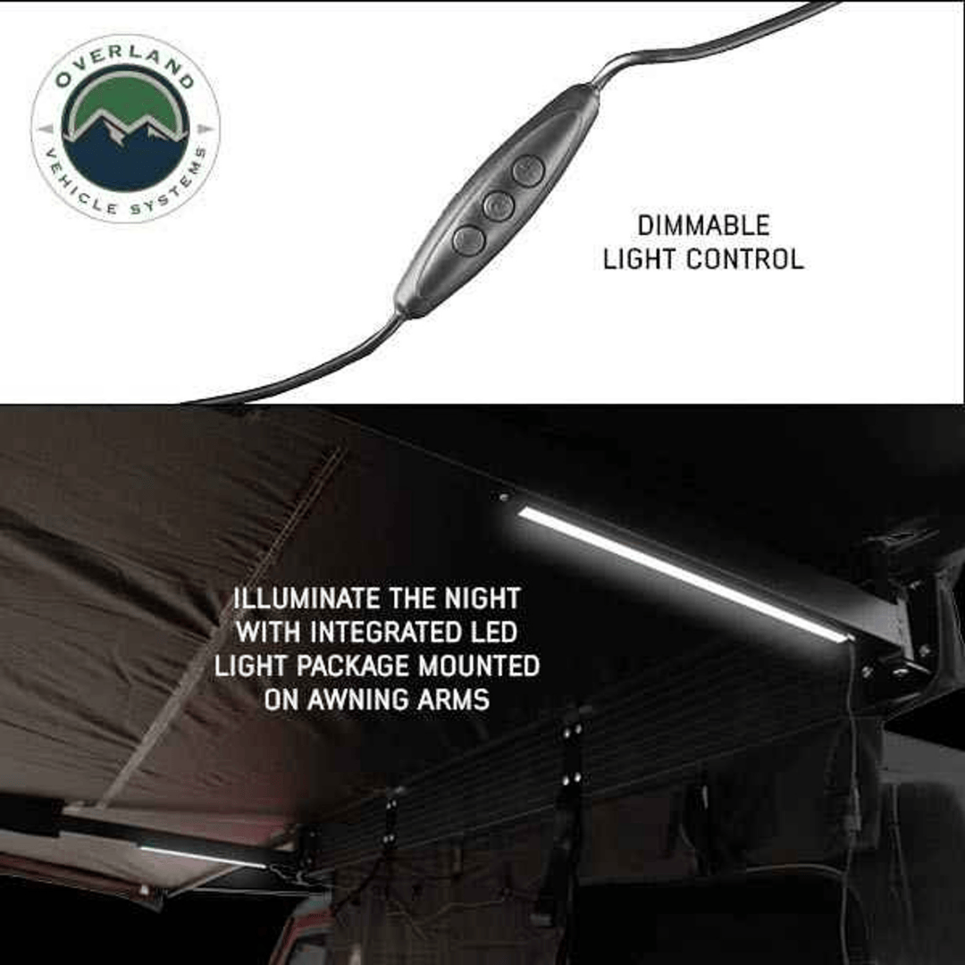 Overland Vehicle Systems XD Nomadic 180 Degree Awning light controls