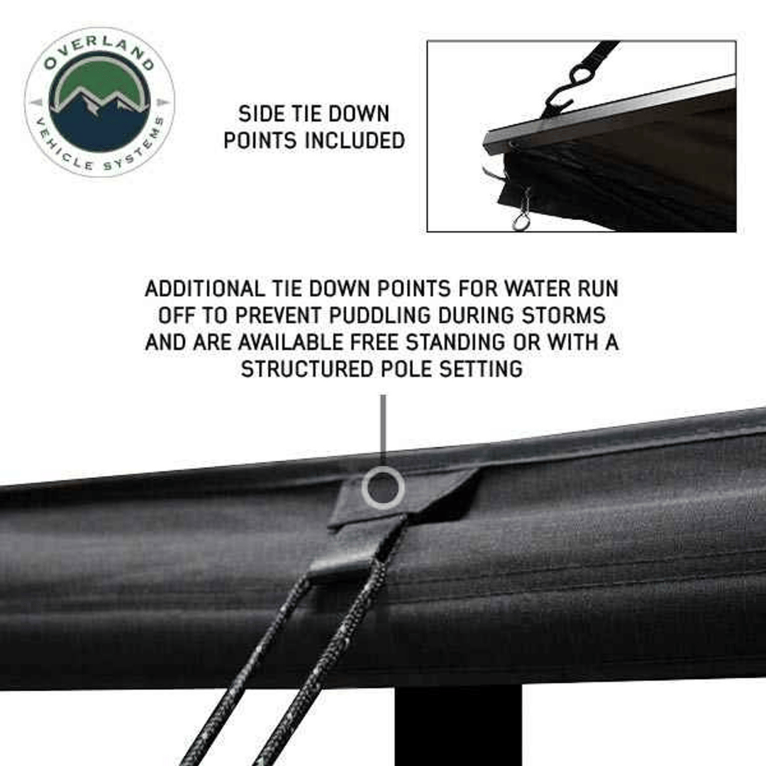 Overland Vehicle Systems XD Nomadic 180 Degree Awning tie down points