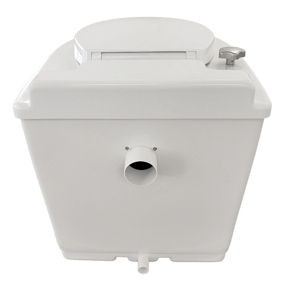 Picture of Oz-e-Pod Composting Toilet from behind