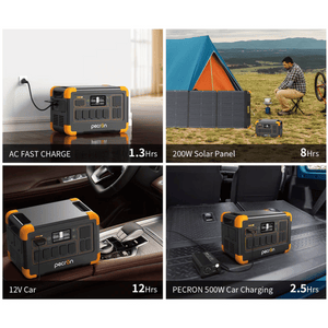 PECRON E1000LFP Multiple Charging Options