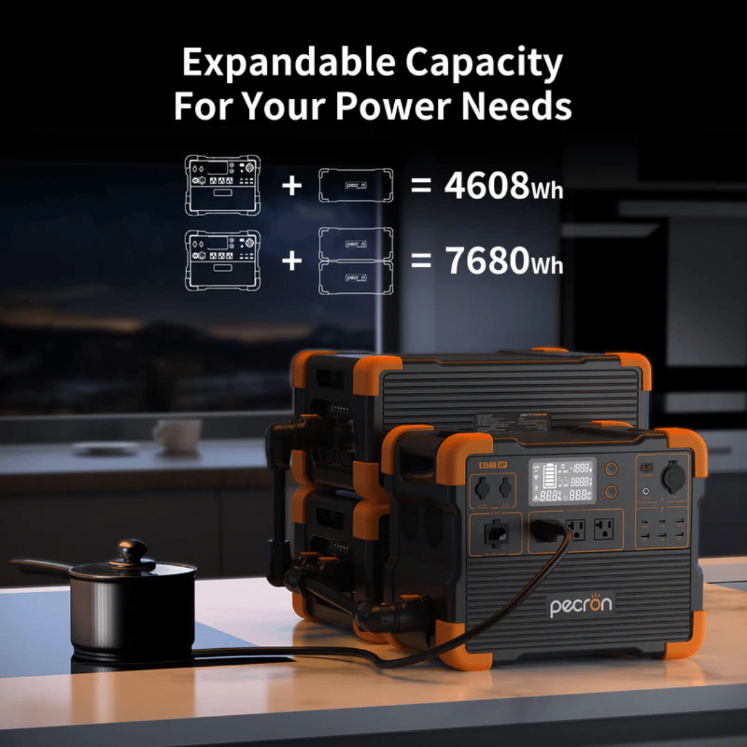 PECRON E1500LFP Expandable Portable Power Station