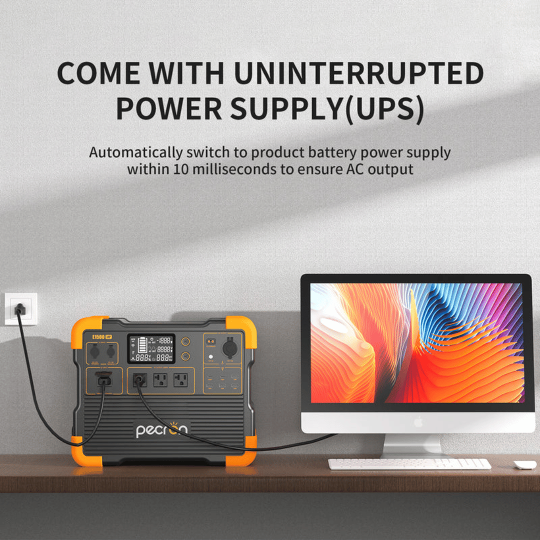 PECRON E1500LFP Expandable Portable Power Station