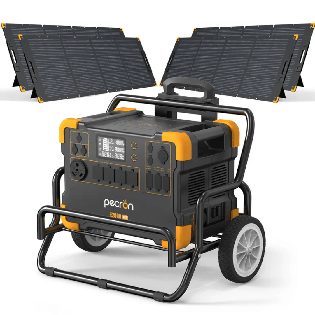E2000LFP Only + 3 200W Solar Kit