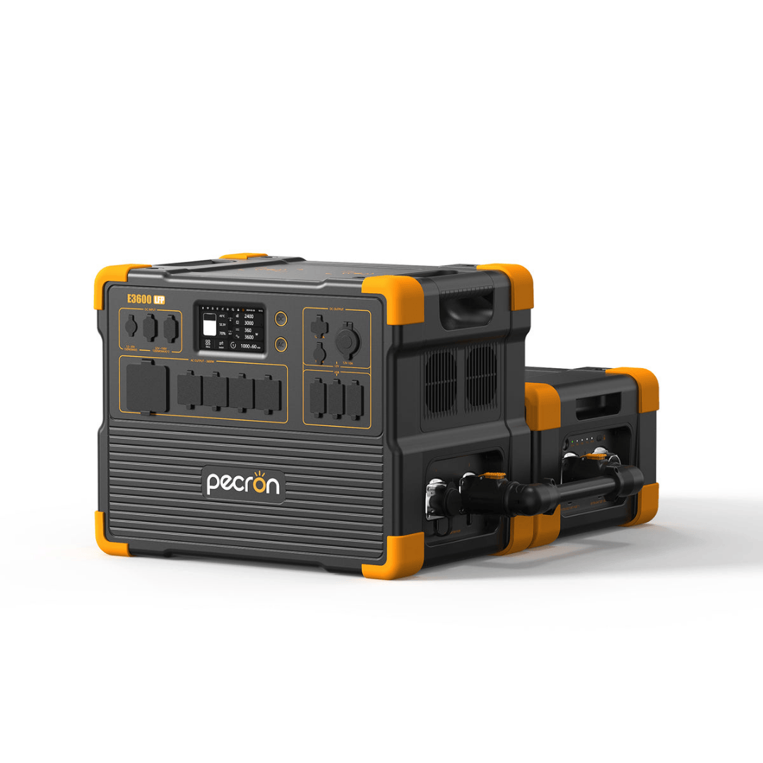 PECRON E3600LFP Portable Power Station with EP3000-48V Battery