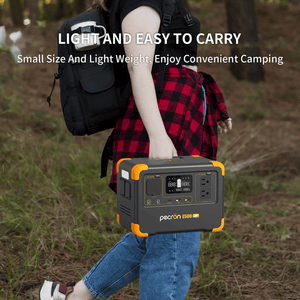 PECRON E500LFP Portable Power Station portability