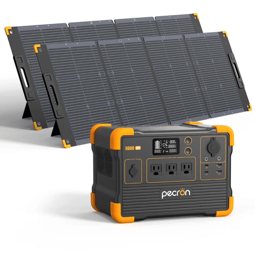 PECRON E600LFP Plus 2x 200W solar Panel