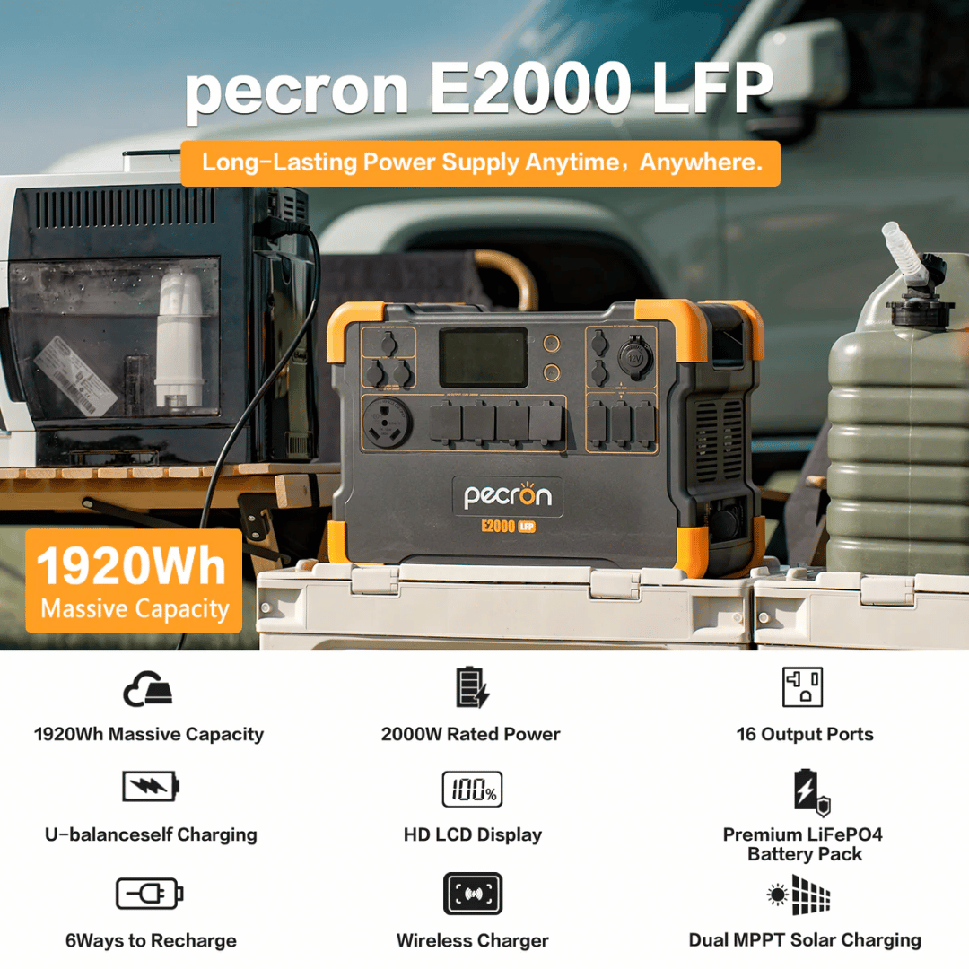Pecron E2000LFP Power Output