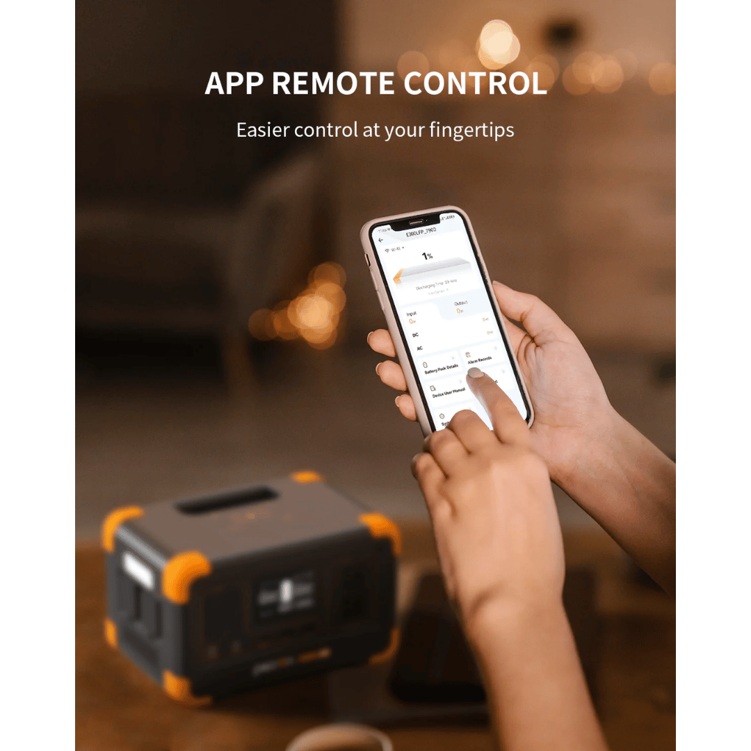 Pecron E300 LFP Portrable Power Station Smart App Control