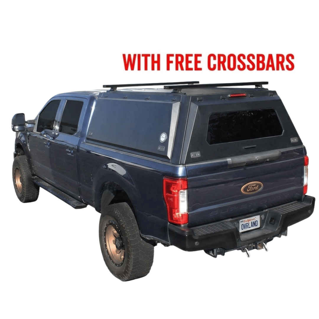 Overland Vehicle Systems Expedition Truck Cap with Full Wing Doors