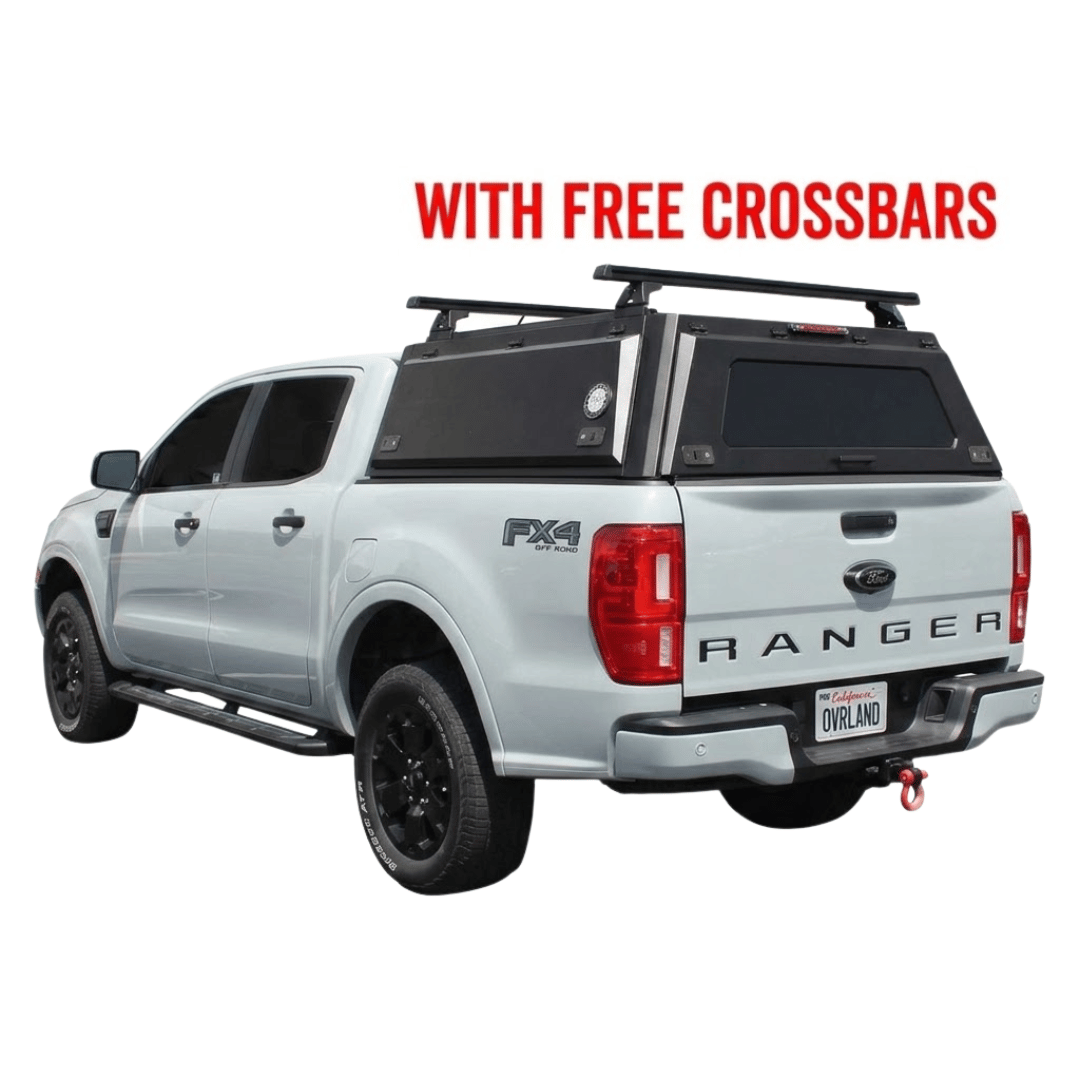 Overland Vehicle Systems Expedition Truck Cap with Full Wing Doors