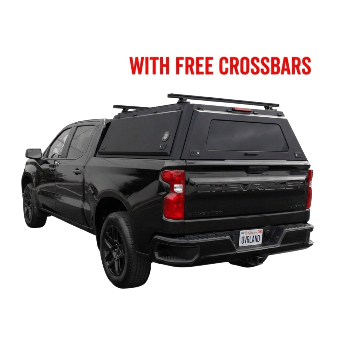 Overland Vehicle Systems Expedition Truck Cap with Full Wing Doors