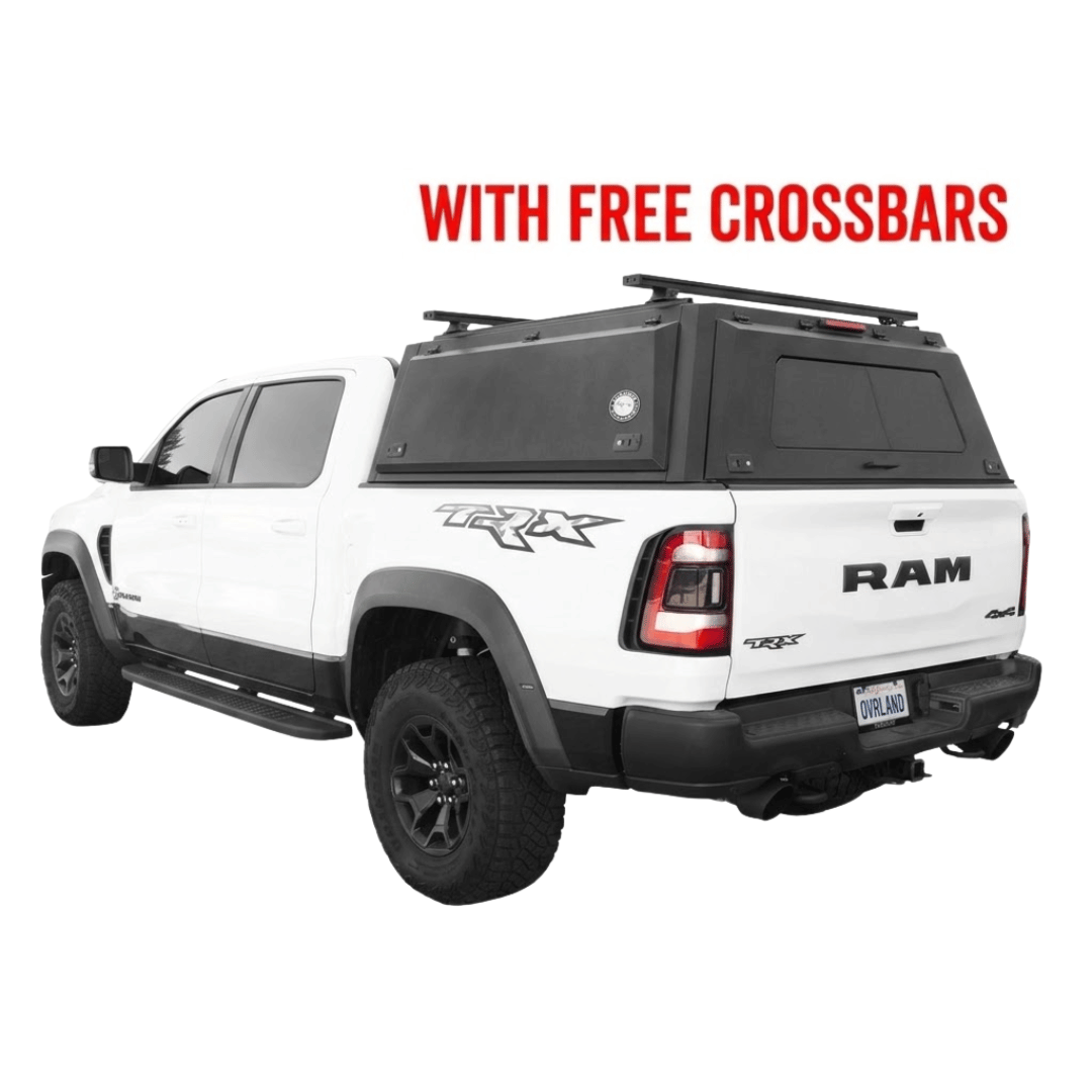 Overland Vehicle Systems Expedition Truck Cap with Full Wing Doors