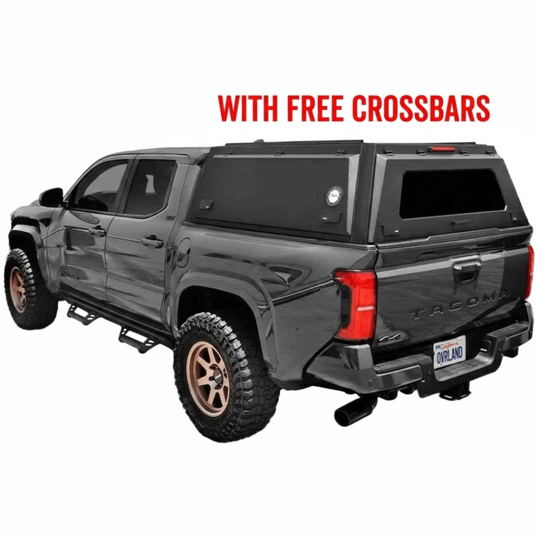 Overland Vehicle Systems Expedition Truck Cap with Full Wing Doors