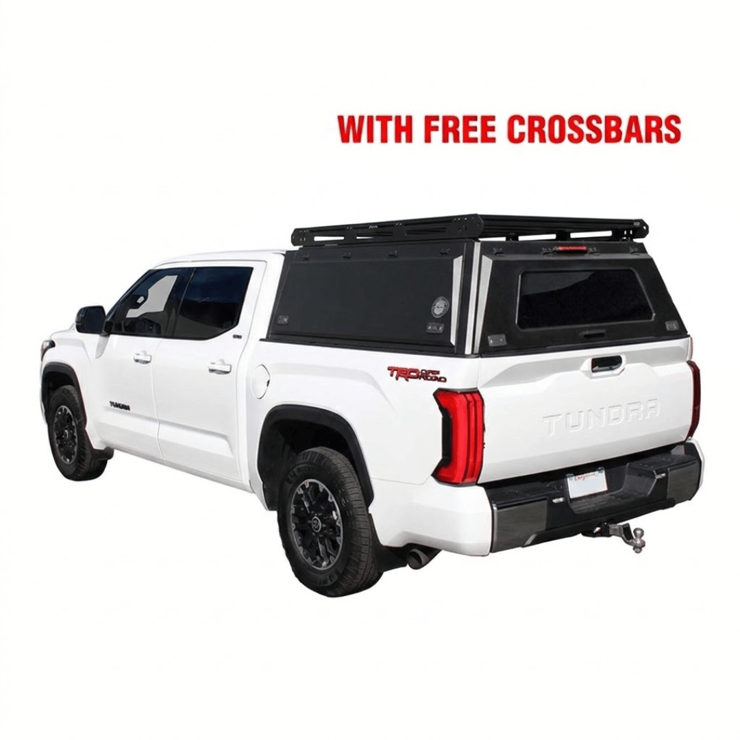 Overland Vehicle Systems Expedition Truck Cap with Full Wing Doors