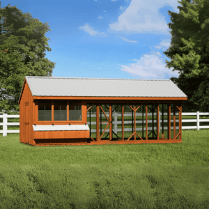 Picture of The Hen House Collection The Combination Q1024C 10x24 Chicken Coop and Run