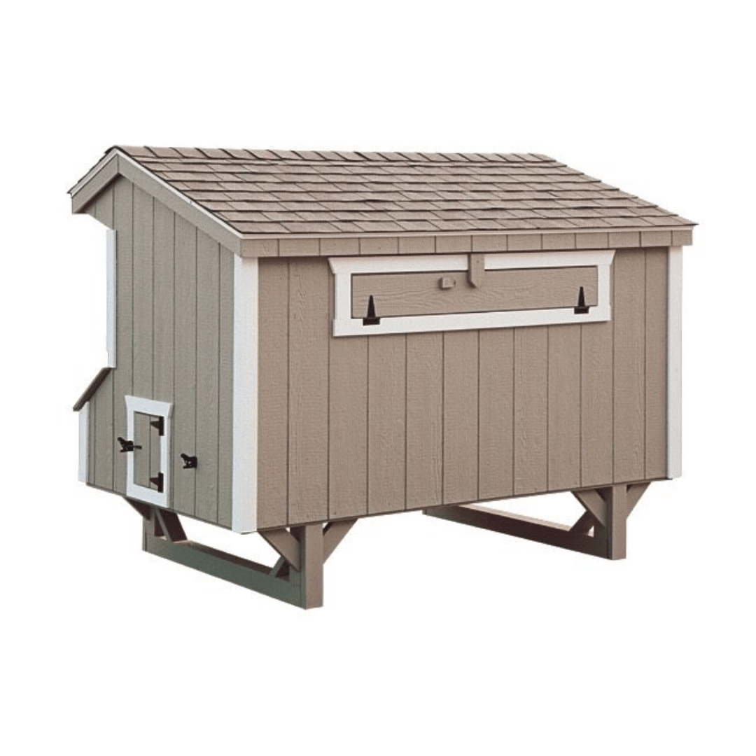 4x8 Chicken Coop for up to 16 Chickens | The Hen House Collection Q48 Quaker Prefab