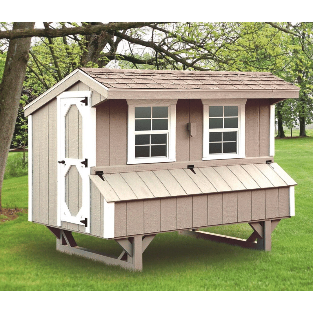 4x8 Chicken Coop - The Hen House Collection Q48 Quaker Prefab