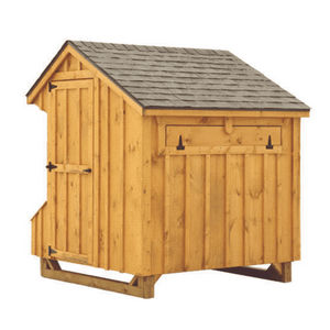 Backside Picture of The Hen House Collection Q56 Quaker Prefab Chicken Coop