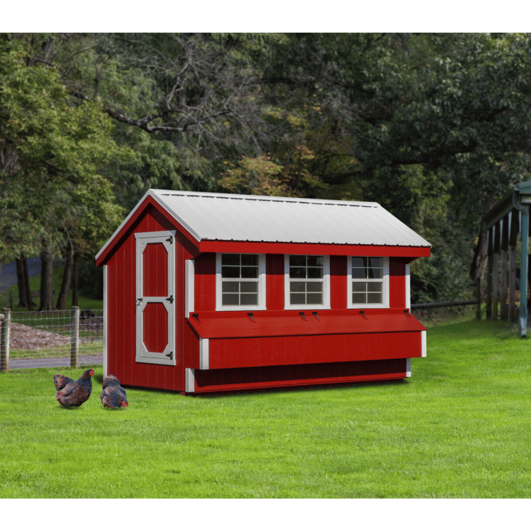 Picture of The Hen House Collection Q712 Quaker Prefab Chicken Coop