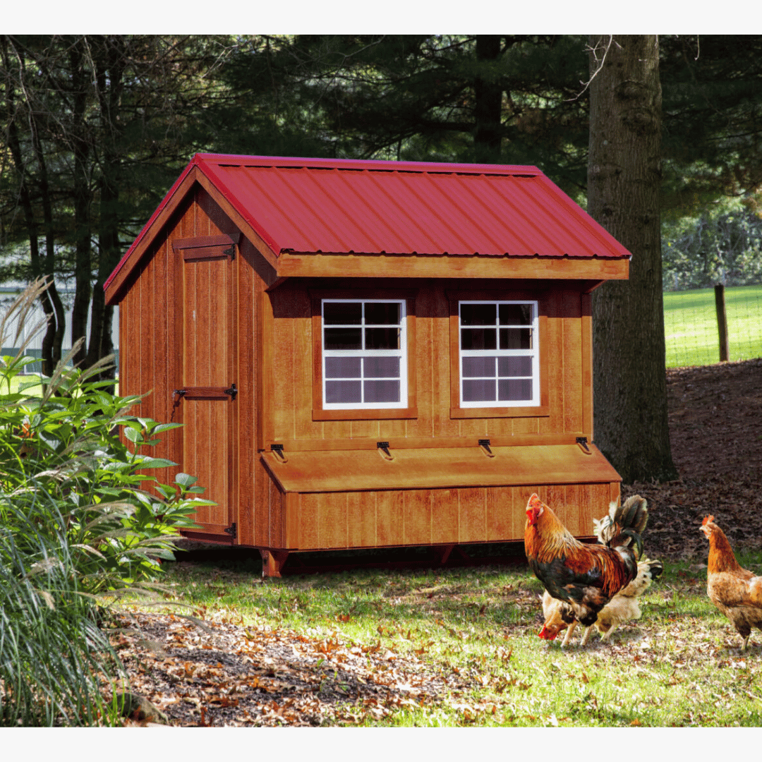 Picture of The Hen House Collection Q78 Quaker Prefab Chicken Coop