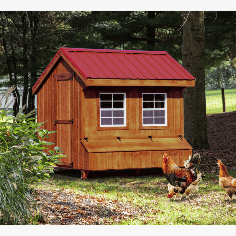 Chicken Coop on Wheels - Wild Oak Trail