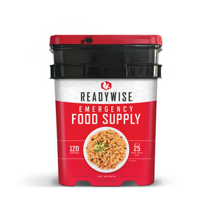 ReadyWise Emergency Food Supply - Entree Only Grab and Go Bucket (120 Servings)