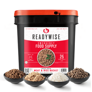 Picture of ReadyWise Freeze Dried Meat & Rice Survival Bucket