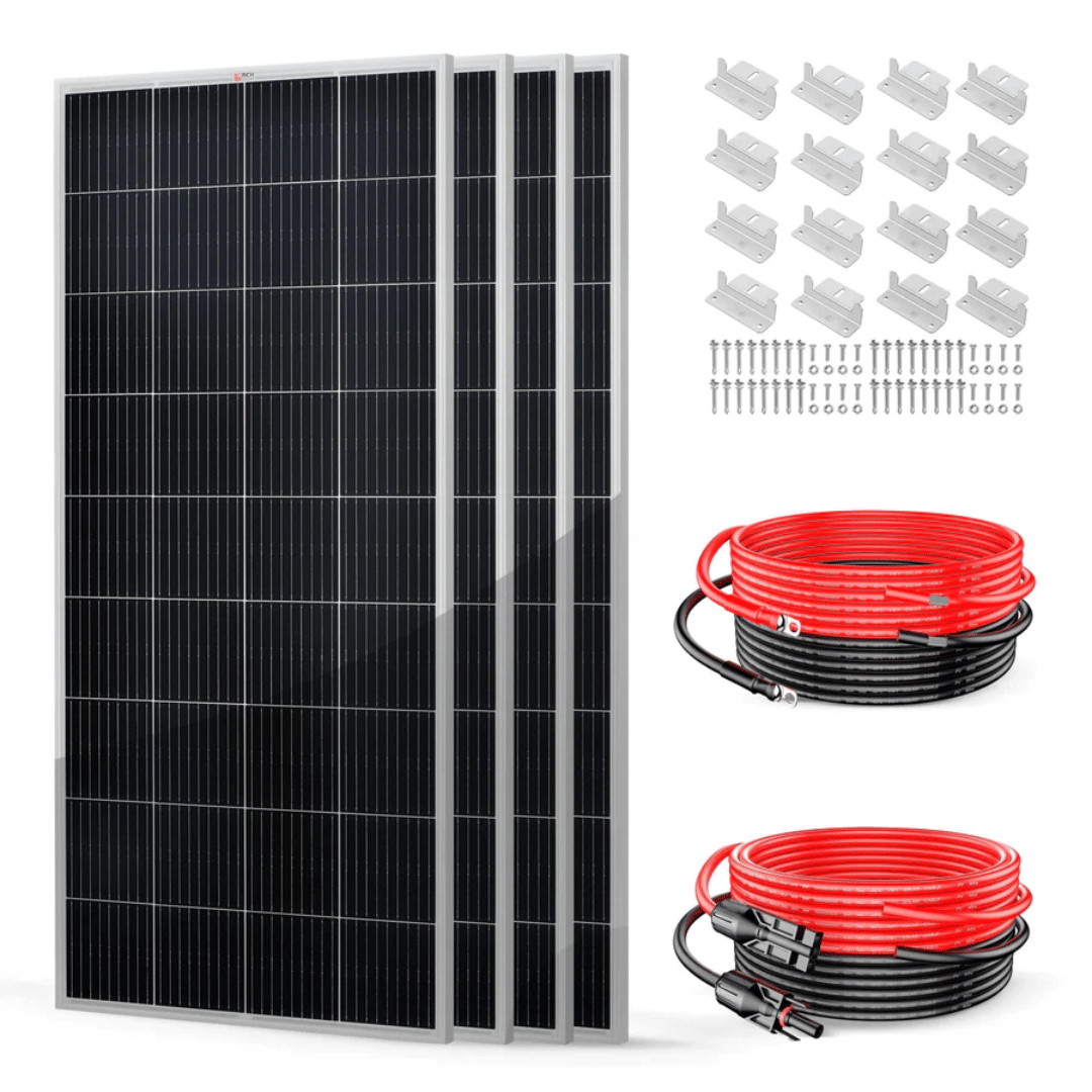 Rich Solar - 800 Watt Solar Kit  without 40A MPPT Controller kit