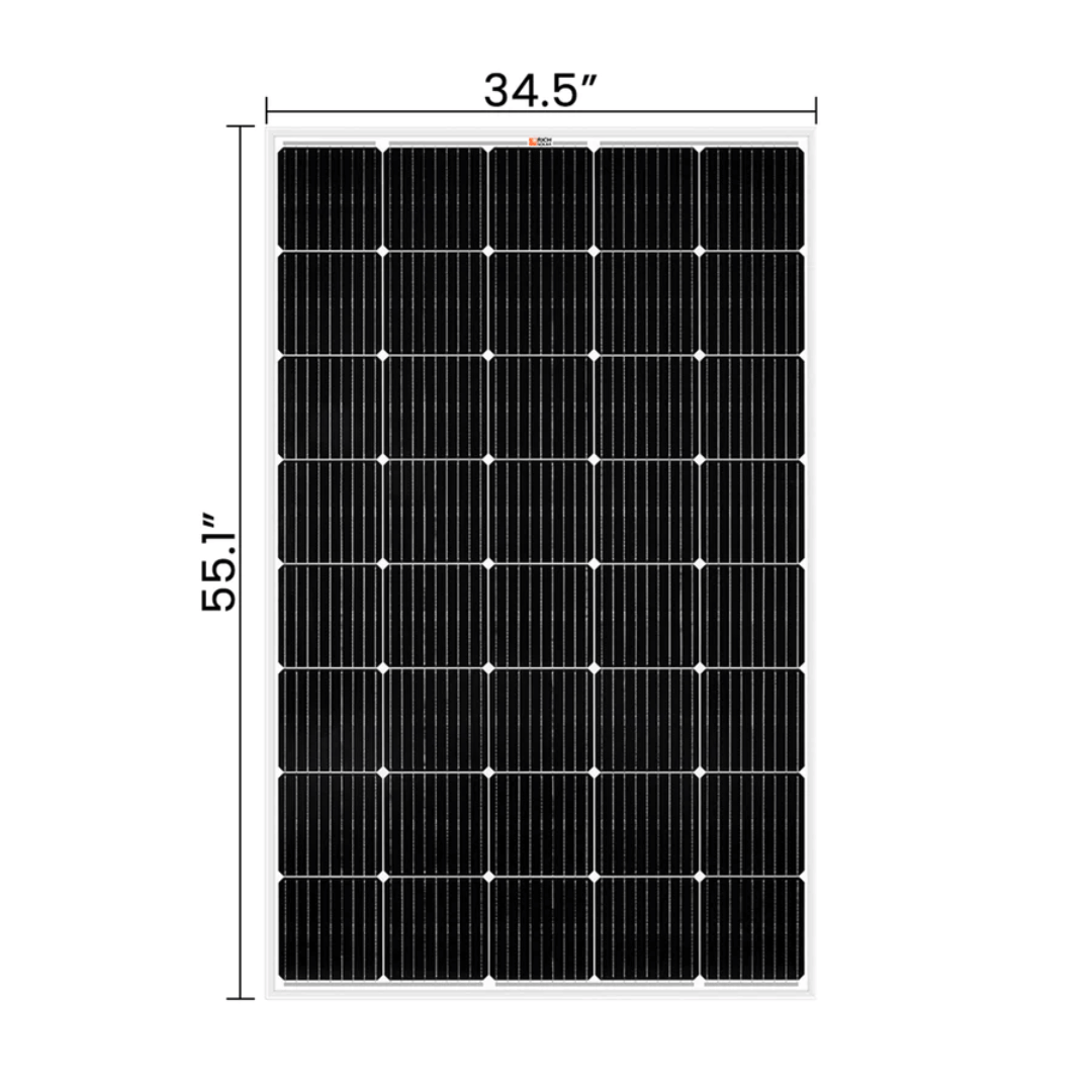 RICH SOLAR MEGA 200 Watt Monocrystalline Solar Panel