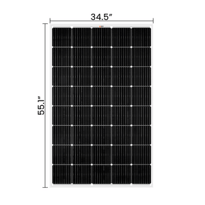 Rich Solar - MEGA 250 Watt Monocrystalline Solar Panel Dimensions