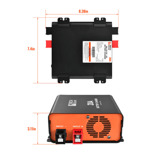 Rich Solar 12V DC-DC Battery Charger 20A - Dimensions