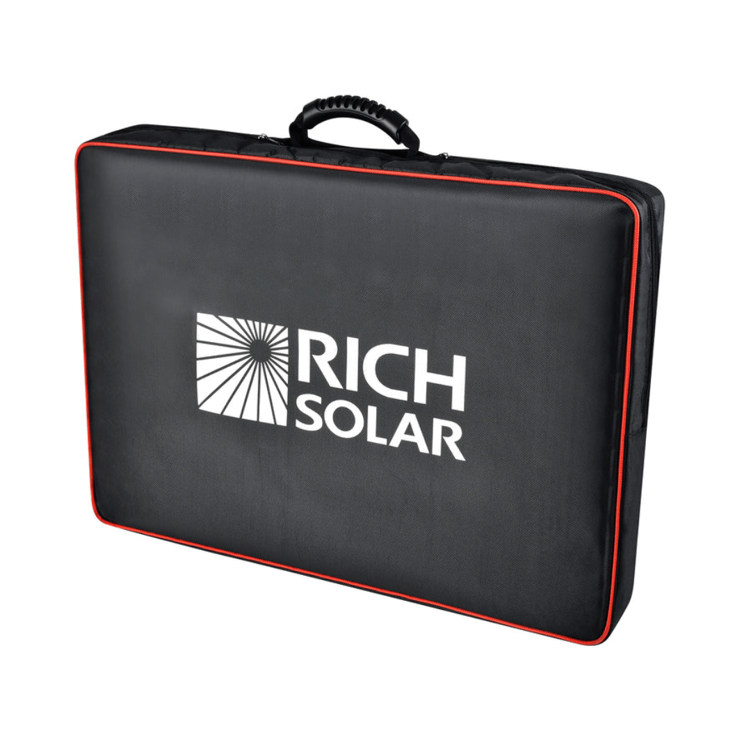 Rich Solar - 100 Watt 12V Portable Solar Panel Briefcase - Wild Oak Trail