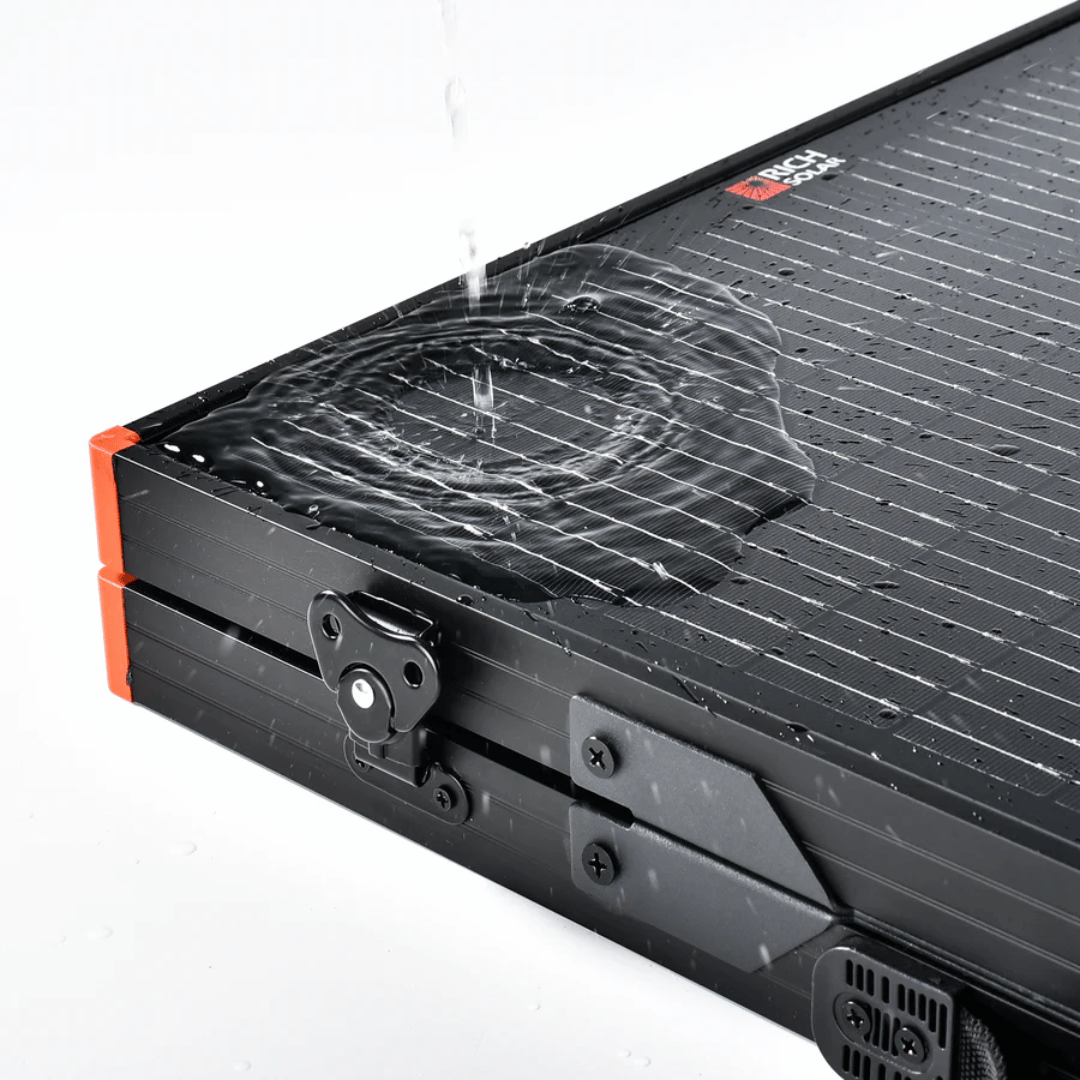 Picture of Rich Solar - 100 Watt 12V Portable Solar Panel Briefcase Waterproof rating